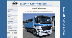 Desktop Screenshot of baustoff-kontor-bernau.de