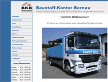 Tablet Screenshot of baustoff-kontor-bernau.de